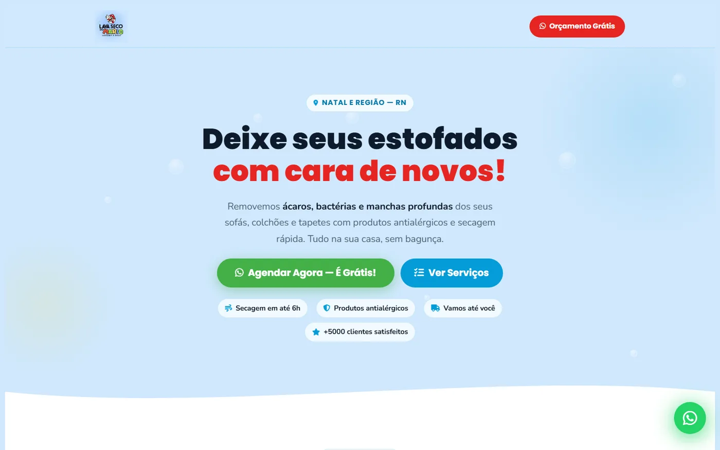 Site do Lava Seco do Mário